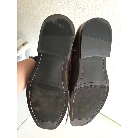 PERRY ELLIS- MENS BROWN COMFY LACE UP SHOES SIZE 11.5 - Picture 10 of 10